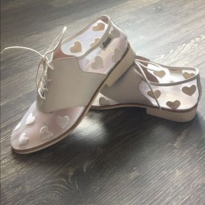 Heart Oxford Shoes